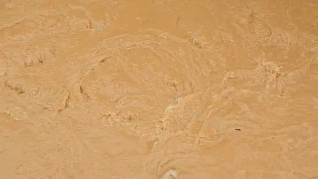 河水泛滥视频素材