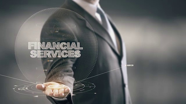 金融服务与全息商业概念视频下载