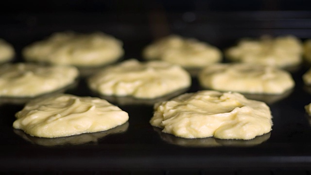 烤箱自制饼干视频素材