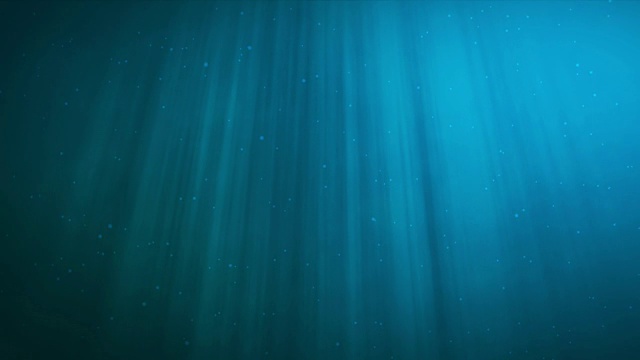 高质量的海浪动画从水下漂浮的浮游生物。光线照进来。伟大的流行海洋背景高清，高清晰度4k。视频下载