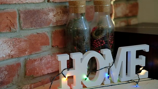 装饰房子，玩具圣诞在寒假室内视频下载