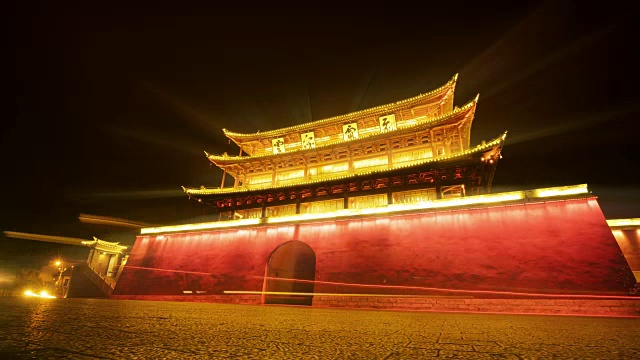 牌坊是中国建水市的传统建筑，也是建水市的象征视频素材