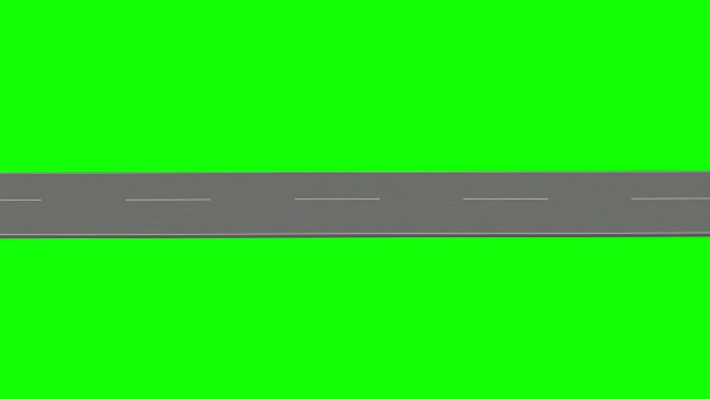 绿色背景上的道路环路视频下载