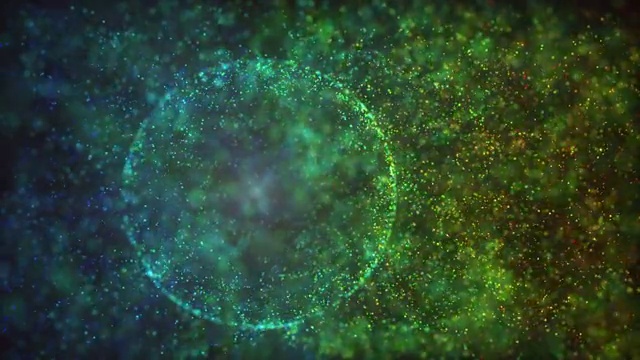 空间球粒子抽象4k视频素材