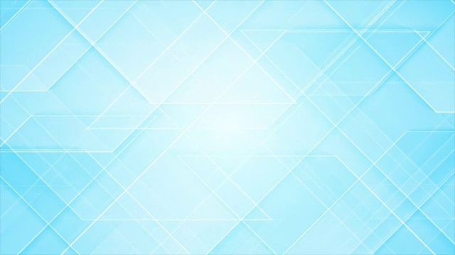 亮蓝色技术几何视频动画视频素材