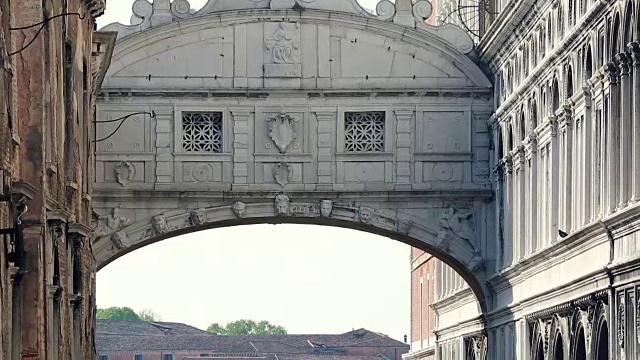 意大利威尼斯叹息桥视频素材