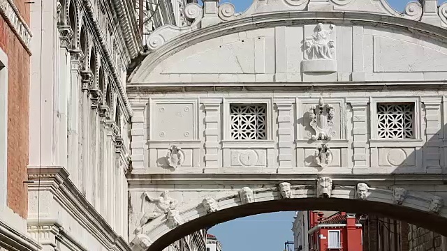 意大利威尼斯叹息桥视频素材