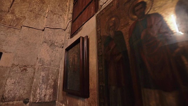 在姆茨克塔的Svetitskhoveli大教堂内视频素材