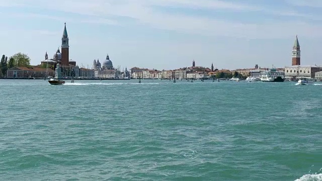 航行到意大利威尼斯视频素材