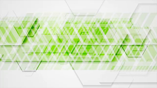 亮绿色技术几何抽象视频动画视频素材