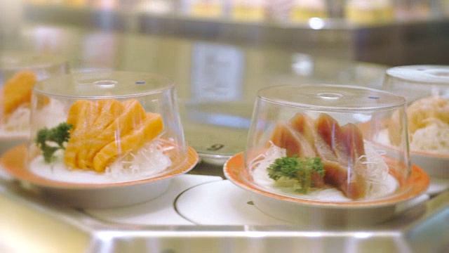 寿司和生鱼片视频素材