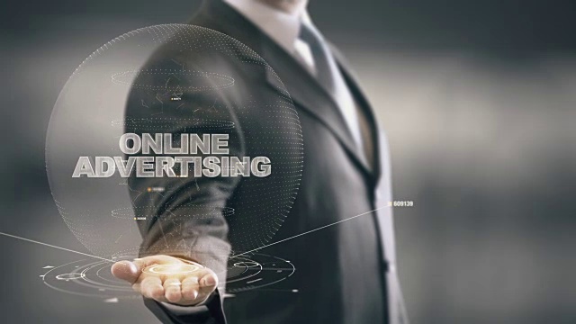 在线广告与全息商业概念视频下载