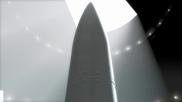 导弹发射井打开准备发射洲际弹道导弹视频下载