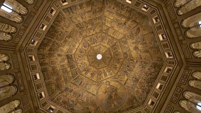 佛罗伦萨圣乔凡尼洗礼堂视频素材