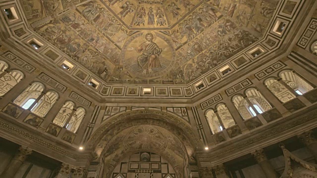 佛罗伦萨圣乔凡尼洗礼堂视频素材