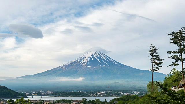 富士山日本#2 -股票视频(4K)时间流逝视频购买