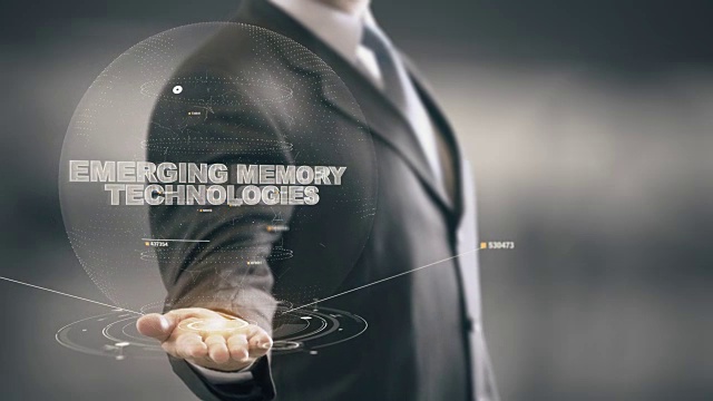 新兴的记忆技术与全息商业概念视频下载