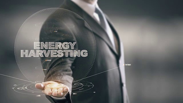 能量收获与全息商业概念视频素材