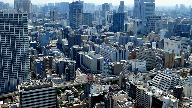 东京城市的时间流逝视频素材