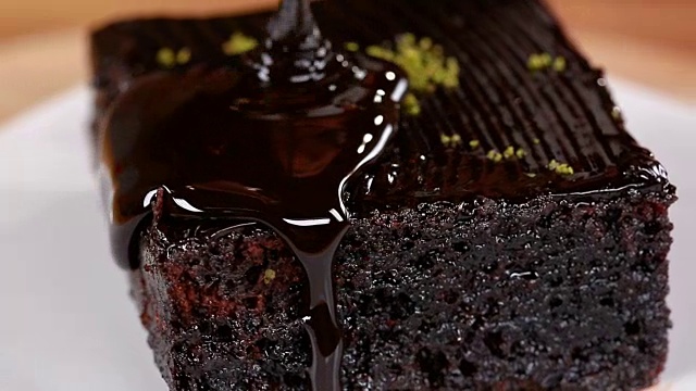 巧克力蛋糕视频素材
