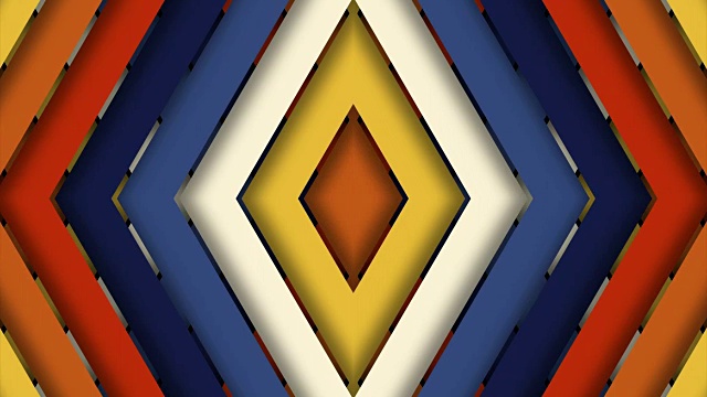 多色菱形瓷砖背景环视频下载