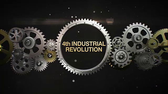 连接齿轮和制造关键词，“第四次工业革命”视频素材