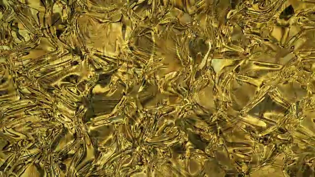 金箔的动画视频素材