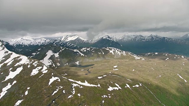 挪威西部的山脉视频素材