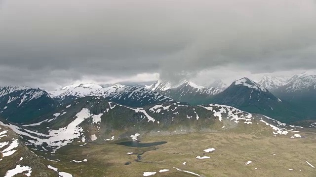 挪威西部的山脉视频素材