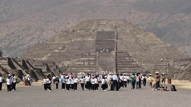 古玛雅City-Teotihuacan视频素材