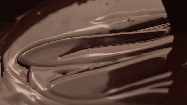 把融化的巧克力视频素材