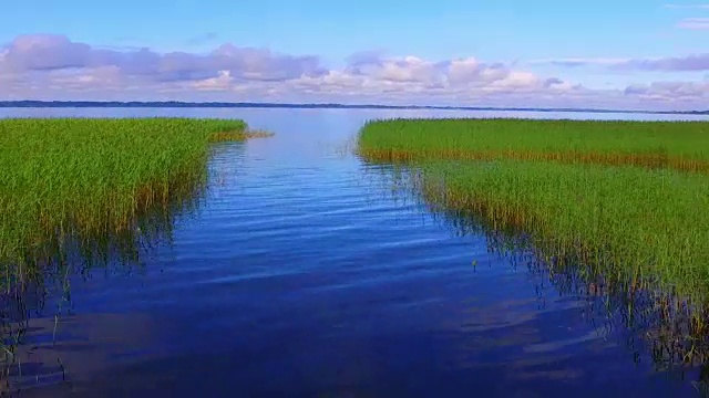 湖,航拍视角,莫斯科,环境视频素材