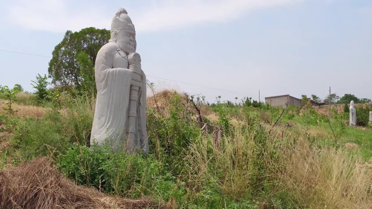 西安唐肃宗墓景视频素材
