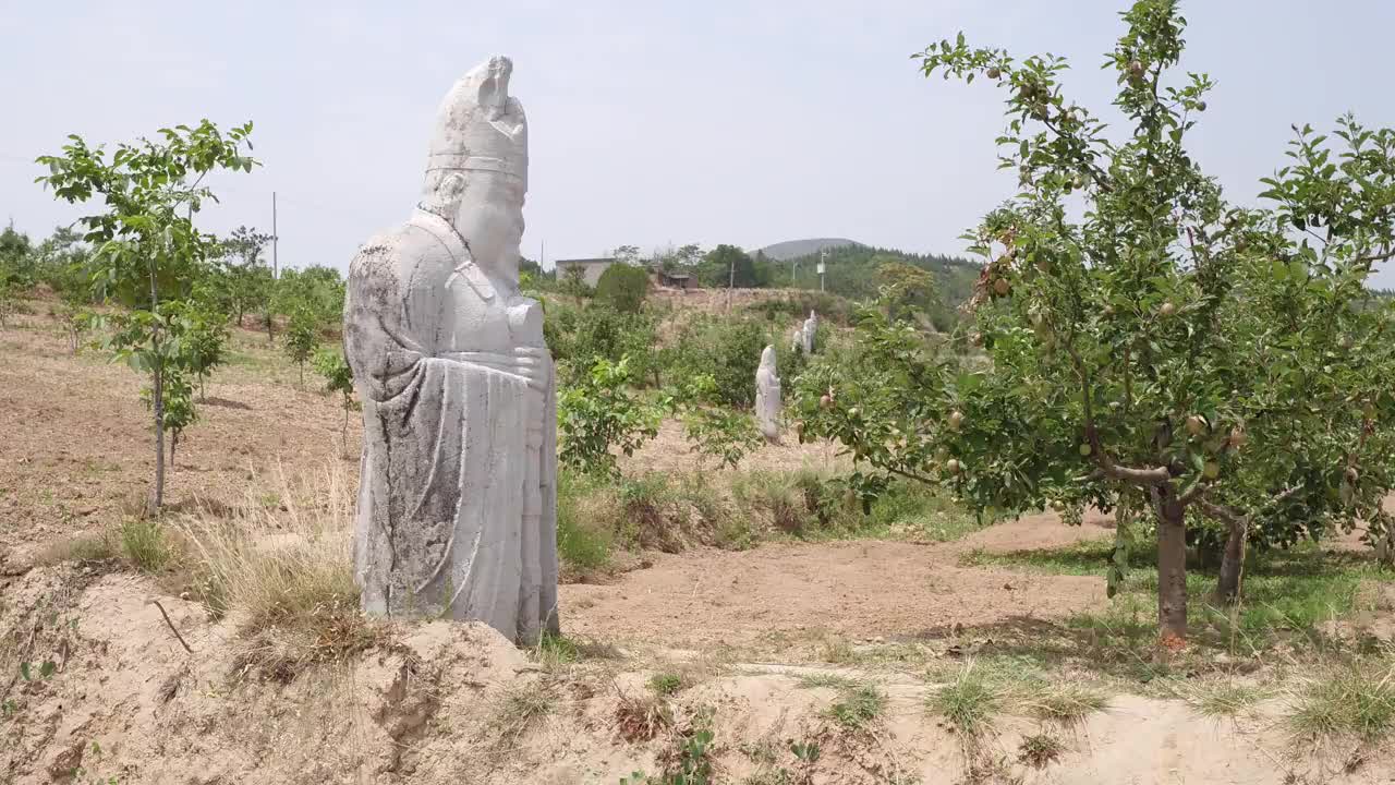 西安唐肃宗墓景视频素材