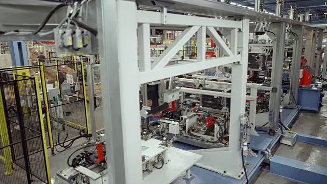 生产家用电器的现代化工厂视频下载