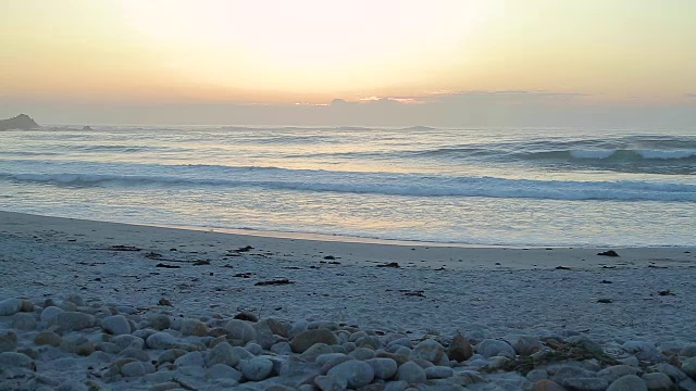 太平洋格罗夫的西班牙湾海滩视频素材