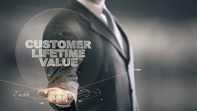 客户终身价值与全息商业概念视频下载