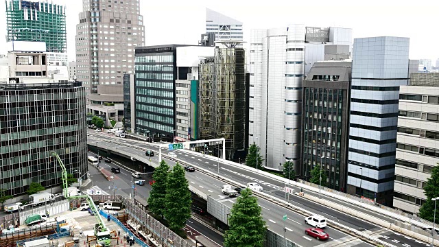 日本东京的高速公路交通视频下载