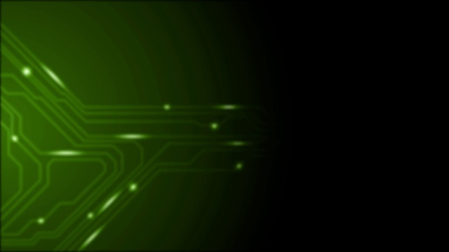 深绿色技术电路板技术视频动画视频素材