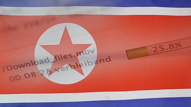 在电脑上下载文件，朝鲜国旗视频下载