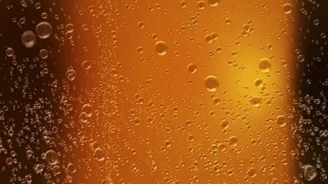 啤酒泡泡3d动画视频素材