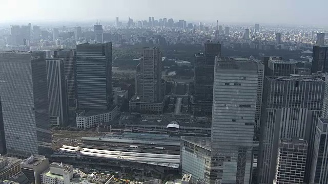 东京火车站的城市视频素材