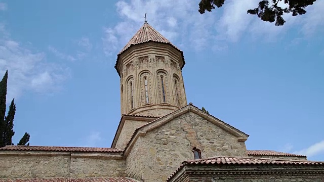格鲁吉亚伊卡尔托的古老格鲁吉亚修道院视频下载