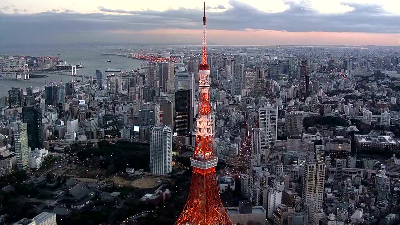 TokyoTower白天视频素材