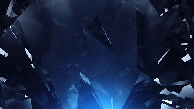 4k蓝色钻石背景环视频素材