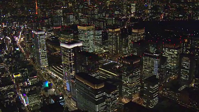东京的夜景视频素材