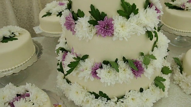神奇的婚礼蛋糕视频素材