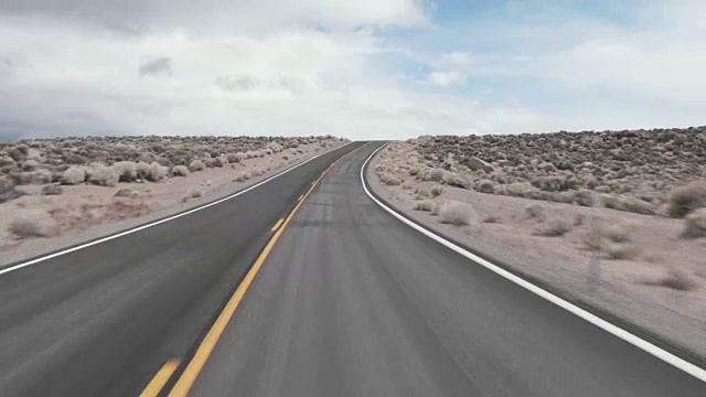 驾驶美国:令人兴奋的旅程通过沙漠，加利福尼亚，美国视频下载