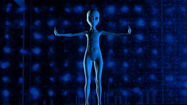 数字3D动画的一个外星人视频下载