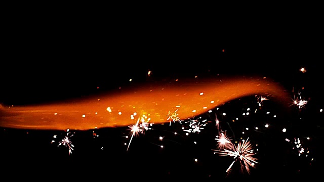 《火焰与烛光》，慢镜头4K视频素材
